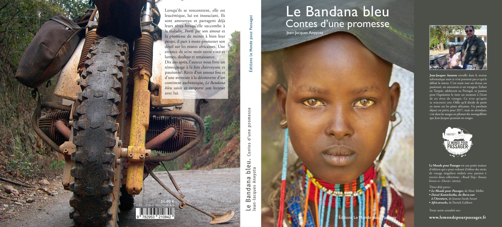 livre bandana bleu