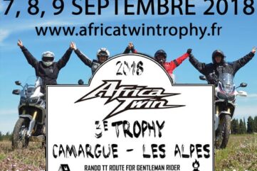 AFRICA TWIN TROPHY du 7 au 9 septembre 2018