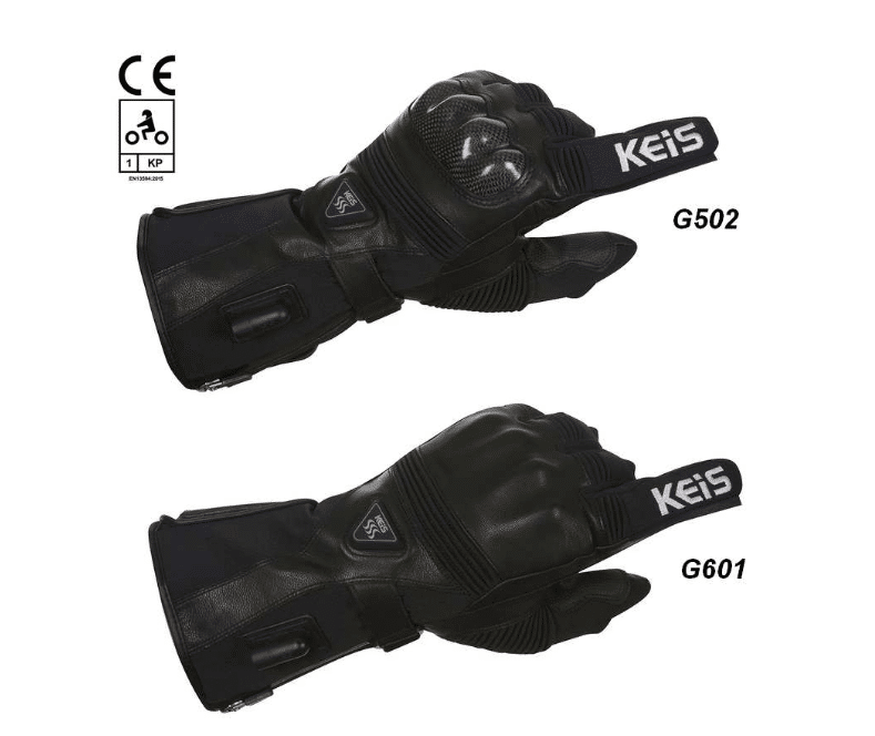GANTS MOTO CHAUFFANTS G502 ET G601