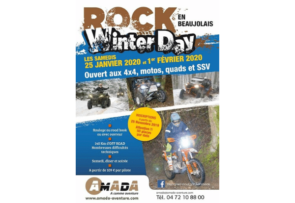 Rock Winter Day
