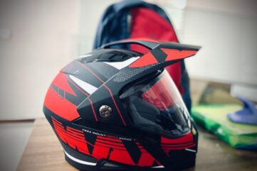Casque de moto