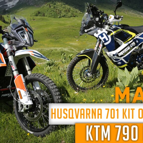 Match : HUSQVARNA 701 Kit Omega Rally vs KTM 790 R Rally