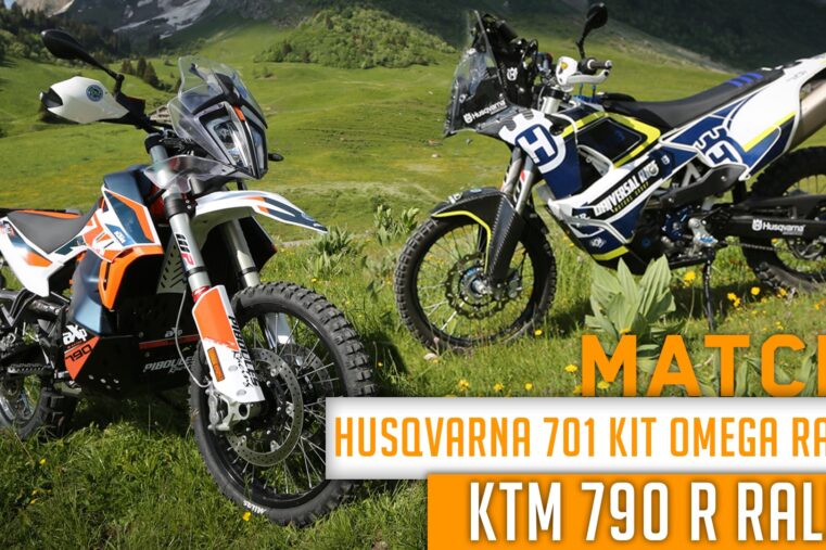 Match : HUSQVARNA 701 Kit Omega Rally vs KTM 790 R Rally