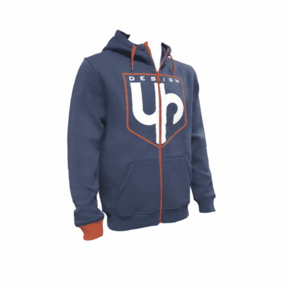Hoodie UP Bleu