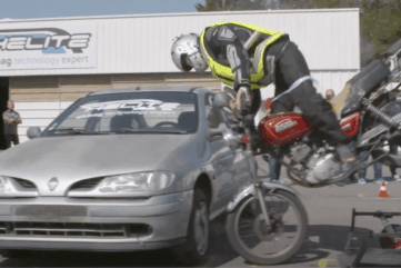 Crash test airbag vidéo