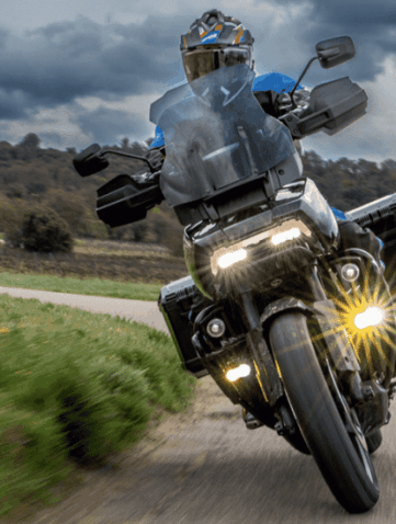 trail Pan America avec équipements Wunderlich