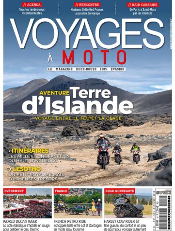 Voyages à Moto Magazine couverture