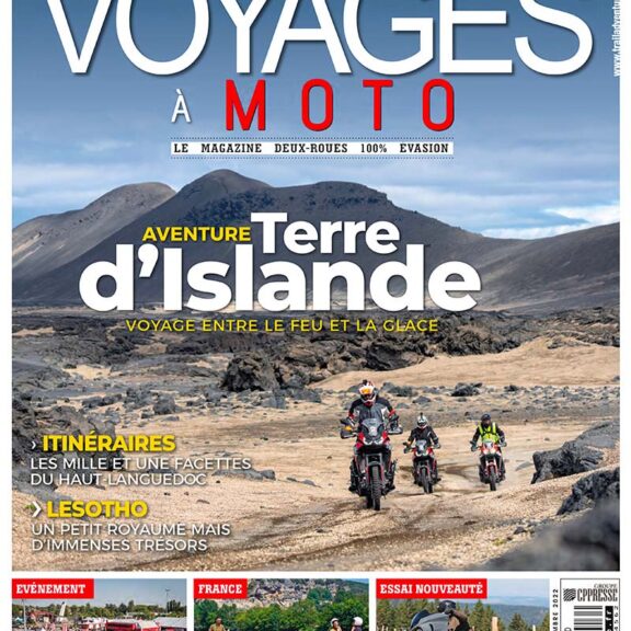 Voyages à Moto Magazine couverture