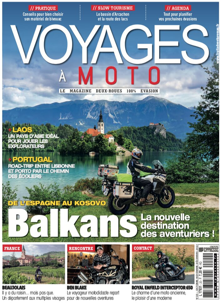couverture voyages à moto
