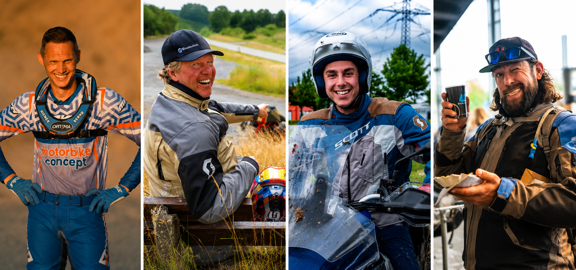 Les instructeurs de la Wunderlich Offroad Experience réunis pour l’Anfahrt 2026.