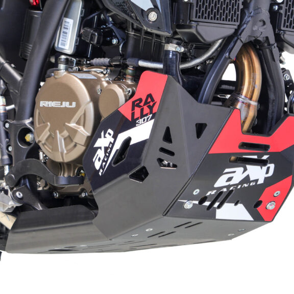 sabot moteur AXP monté sur Rieju Aventura Rally 307