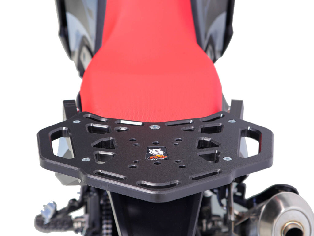 Porte-paquets AXP Rieju Aventura Rally 307 vue de dessus